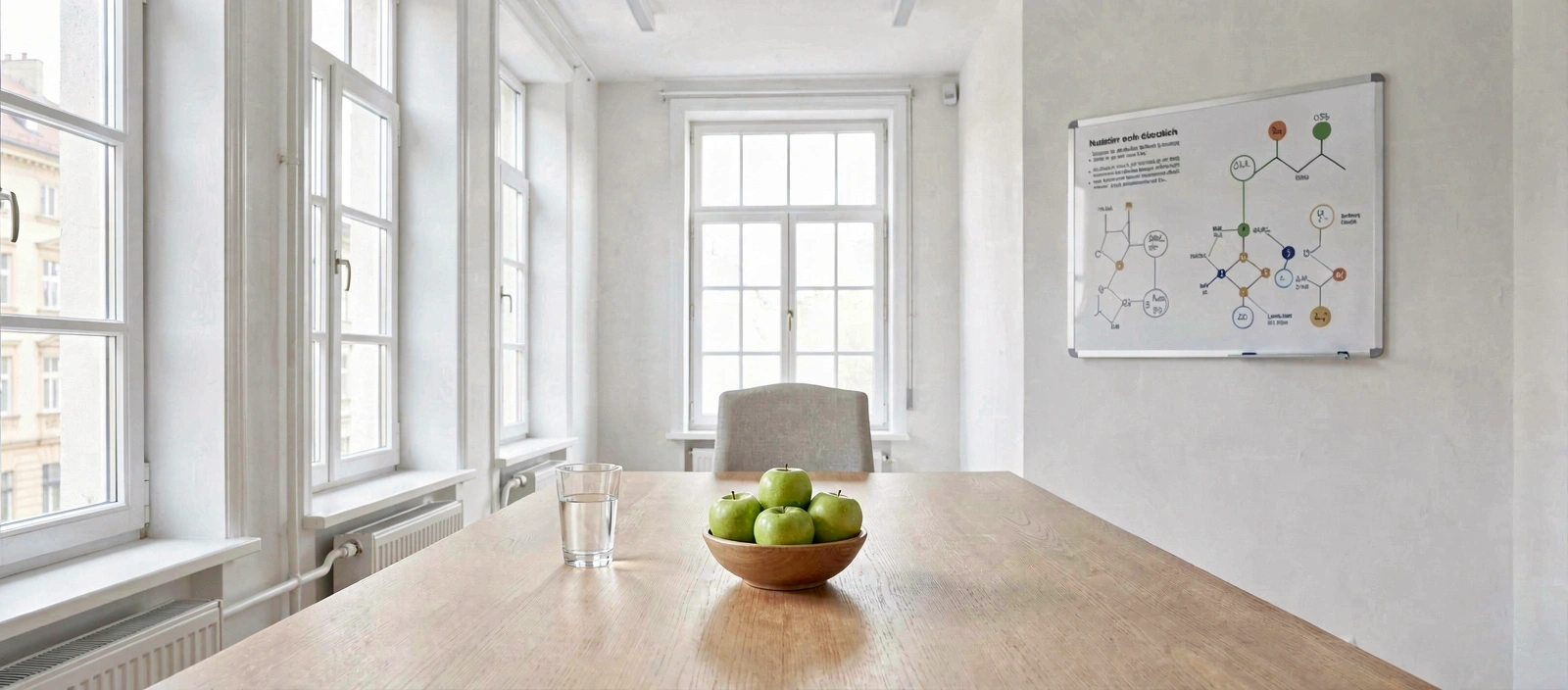 Interiér poradny Nutriciologiyame